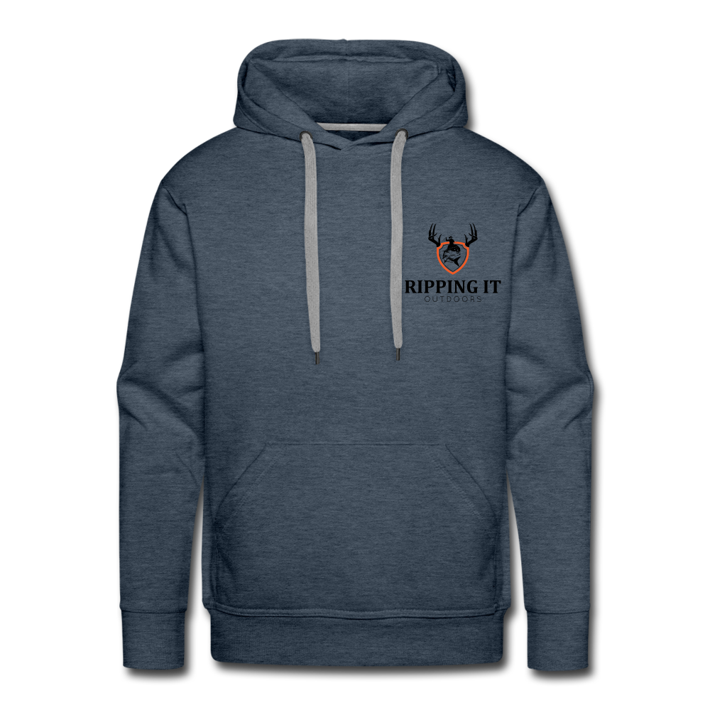 Men’s Premium Hoodie - heather denim