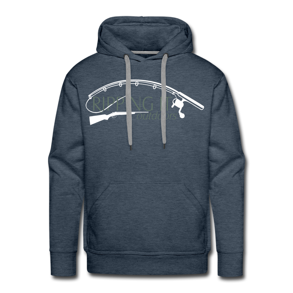 Men’s Premium Hoodie - heather denim