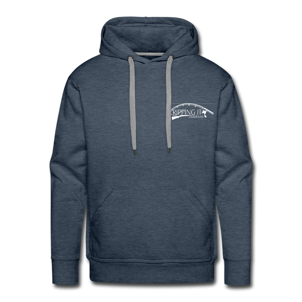 Men’s Premium Hoodie - heather denim