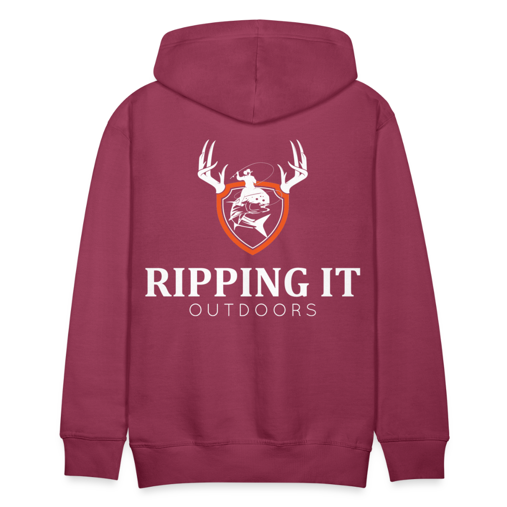 Men’s Premium Hoodie - burgundy