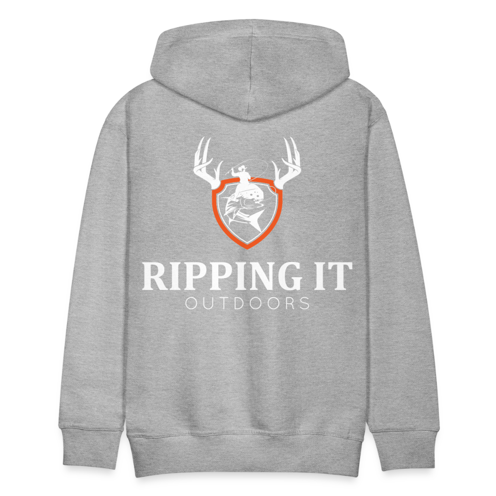 Men’s Premium Hoodie - heather grey