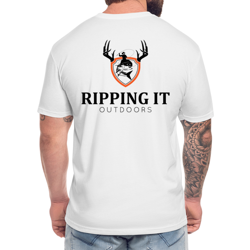 Fitted Cotton/Poly T-Shirt by Next Level - white