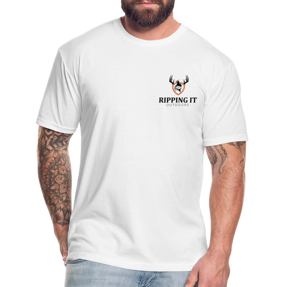 Fitted Cotton/Poly T-Shirt by Next Level - white
