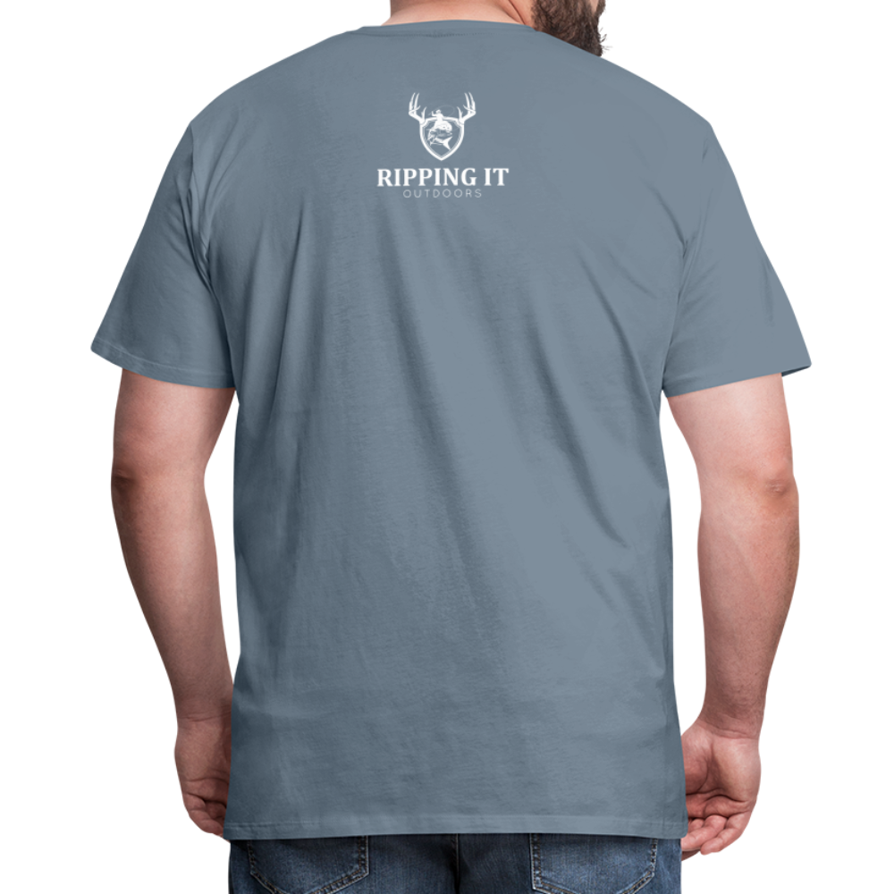 Men's Premium T-Shirt - steel blue