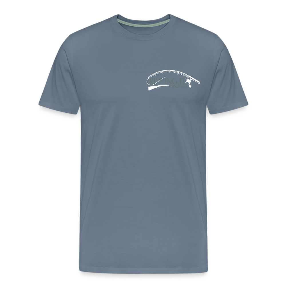 Men's Premium T-Shirt - steel blue