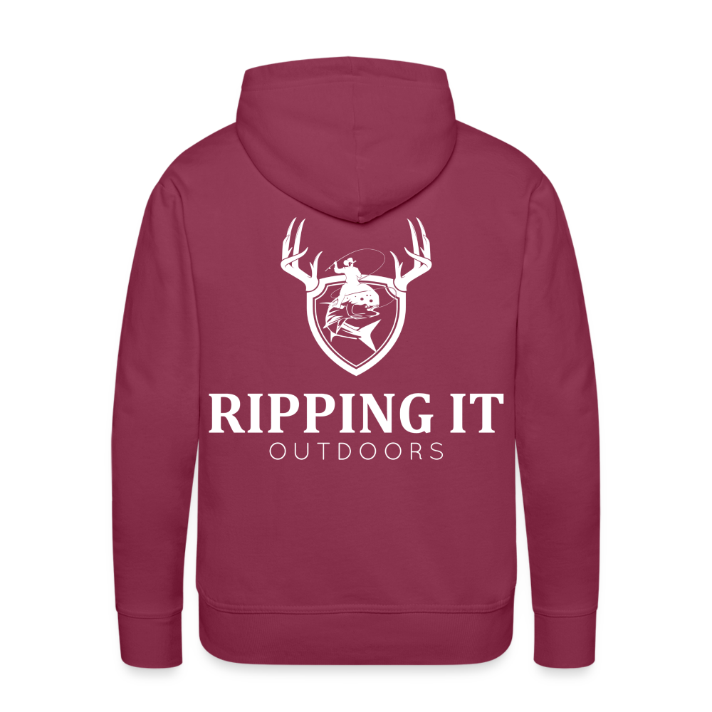 Men’s Premium Hoodie - burgundy