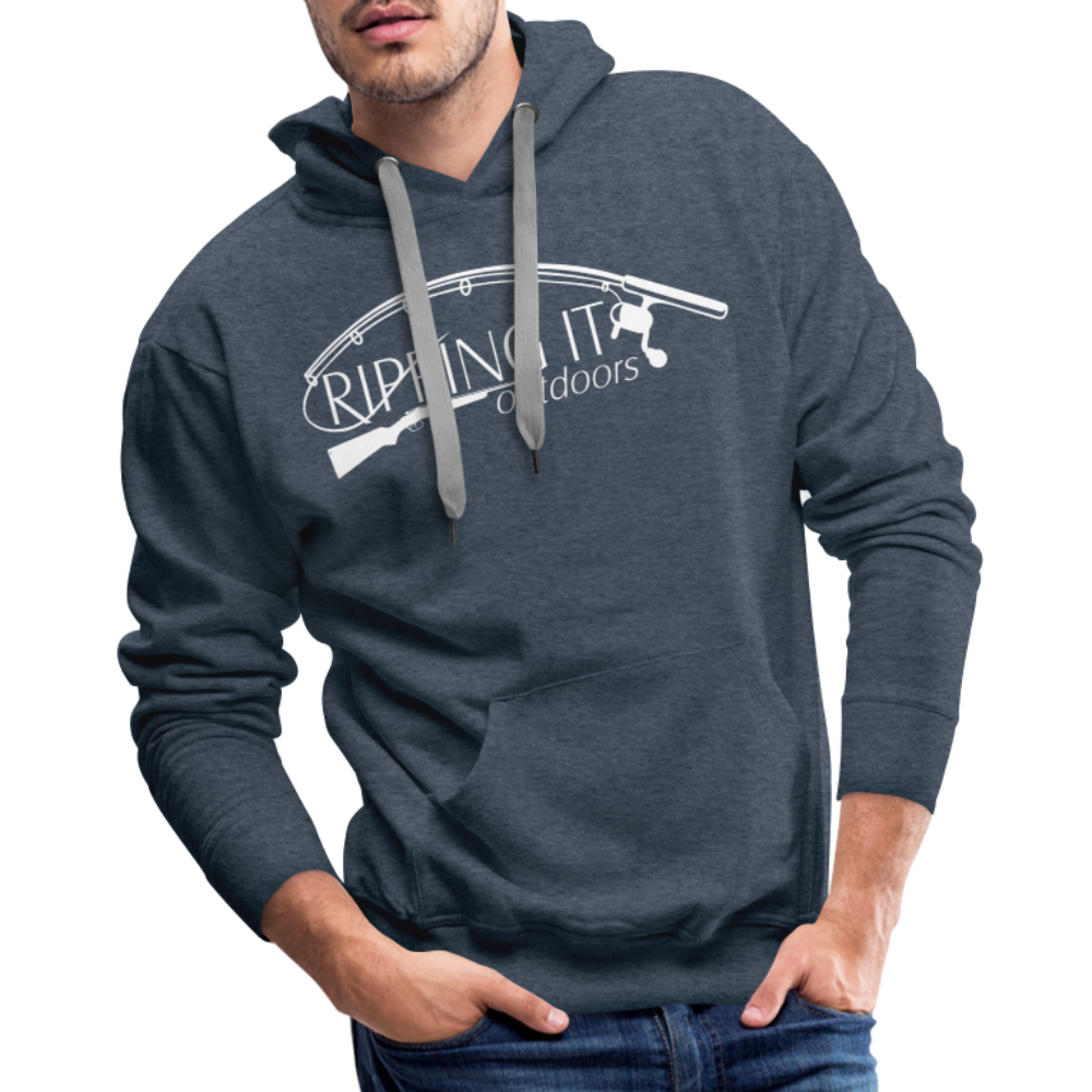Men’s Premium Hoodie - heather denim