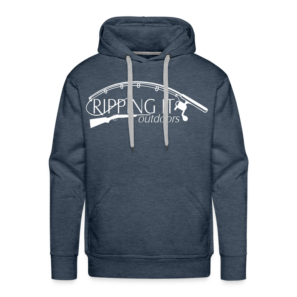 Men’s Premium Hoodie - heather denim