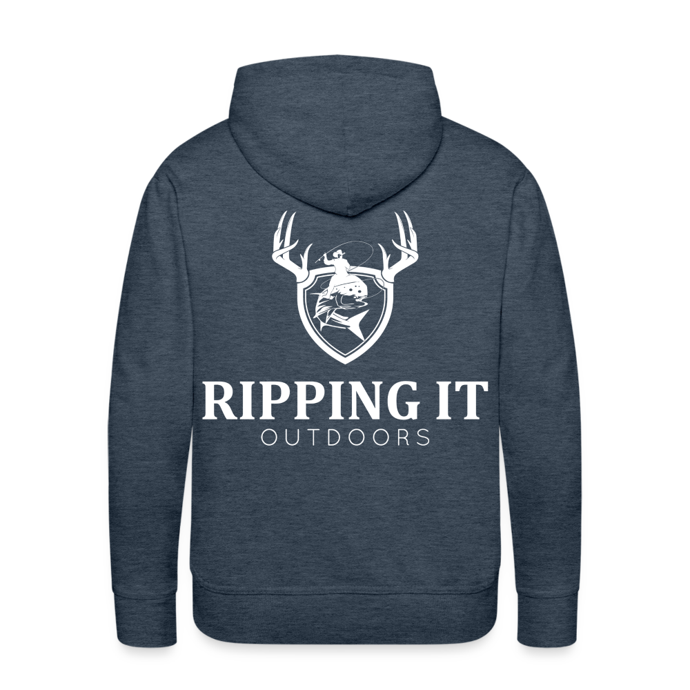 Men’s Premium Hoodie - heather denim