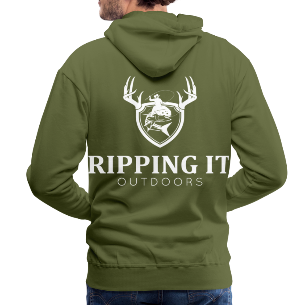 Men’s Premium Hoodie - olive green