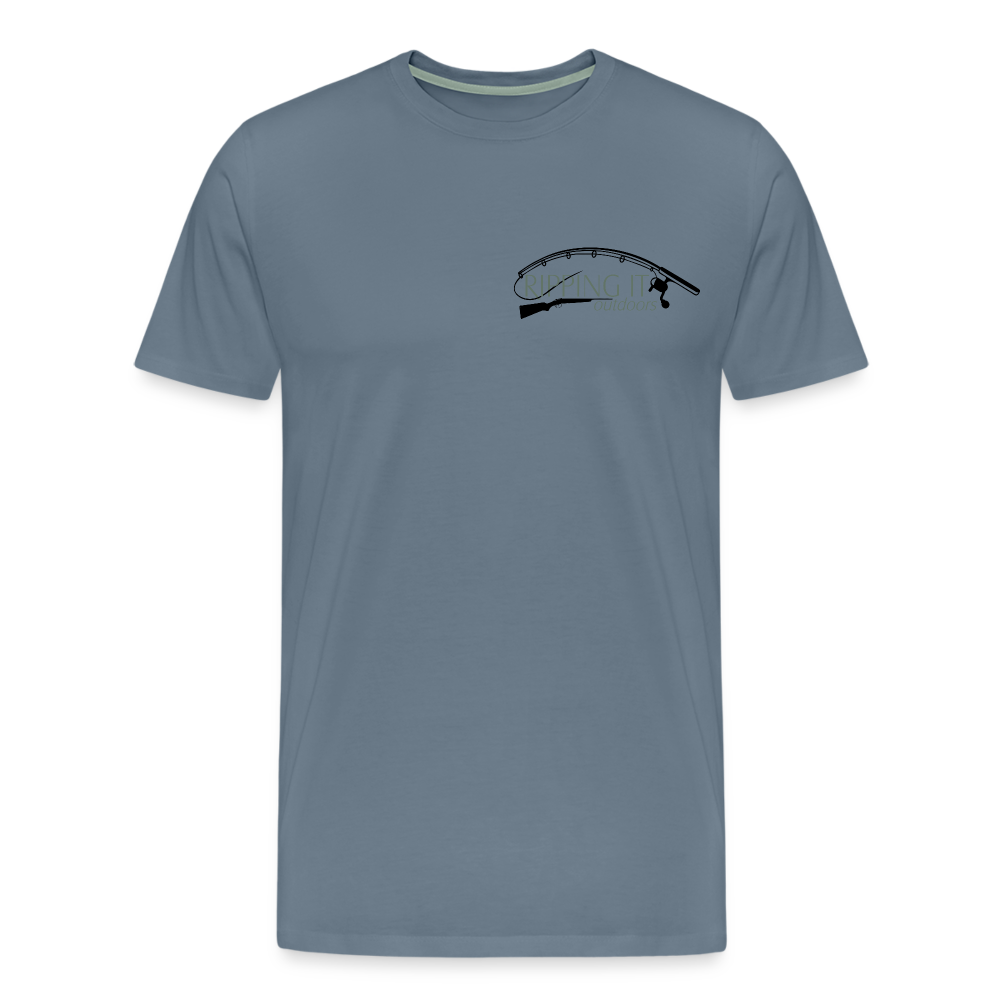 Men's Premium T-Shirt - steel blue