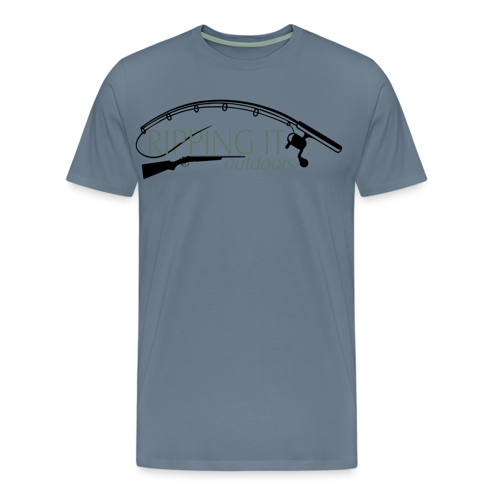 Men's Premium T-Shirt - steel blue