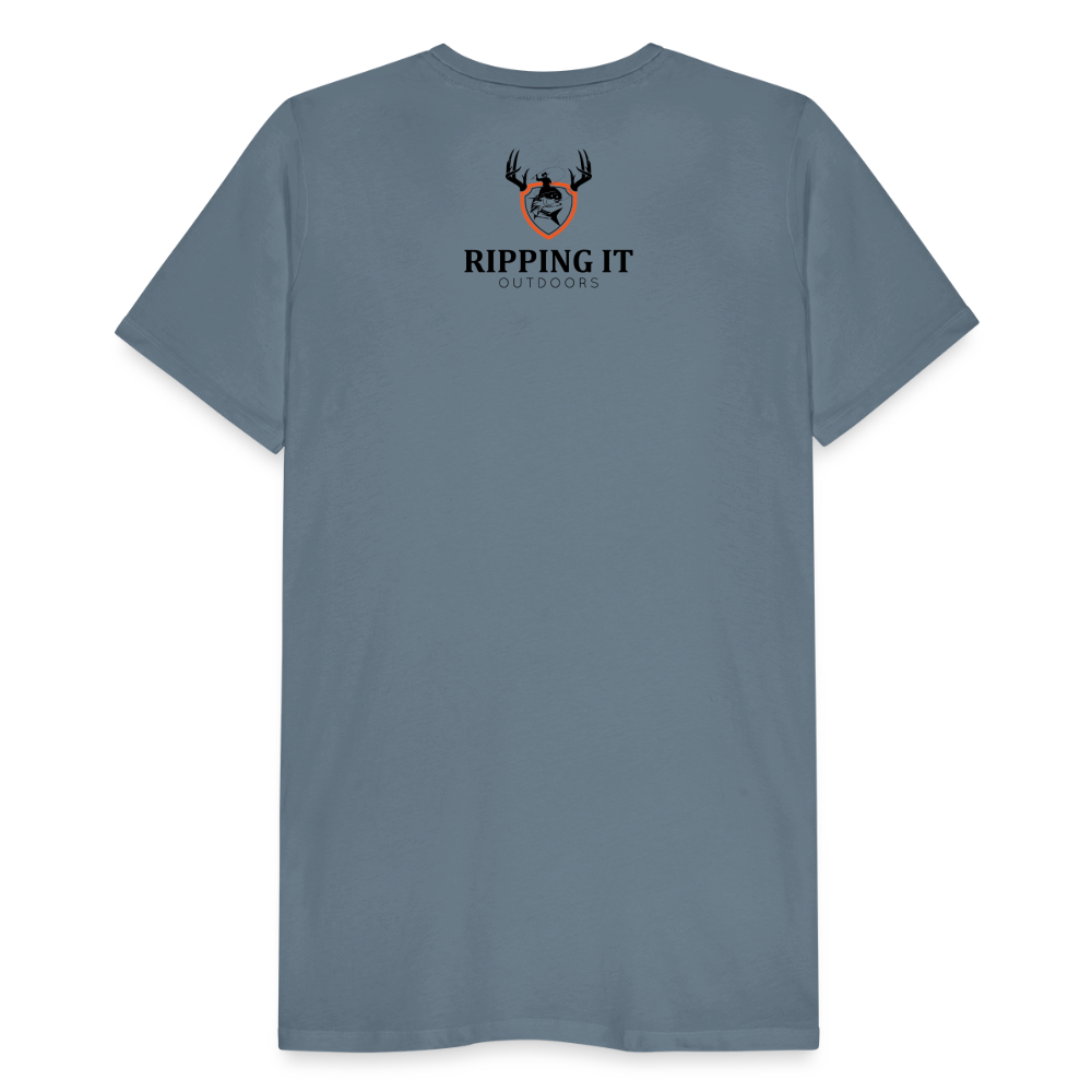 Men's Premium T-Shirt - steel blue