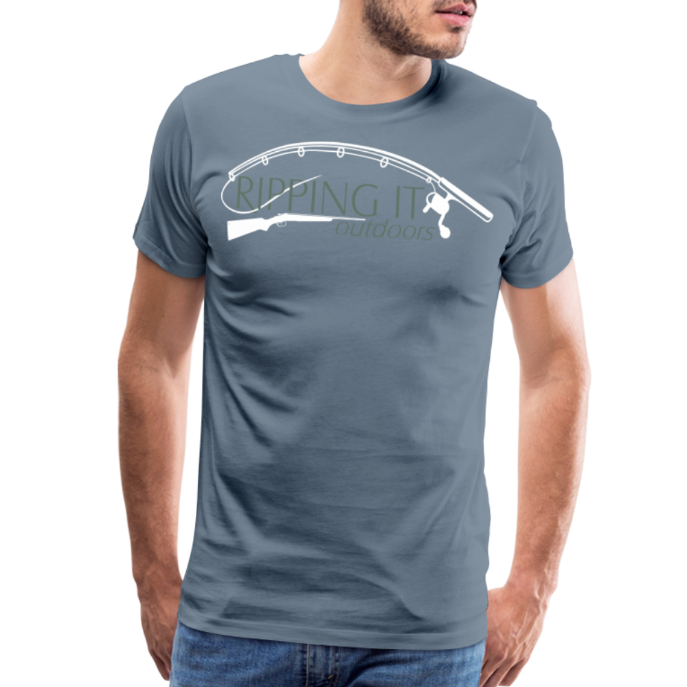 Men's Premium T-Shirt - steel blue