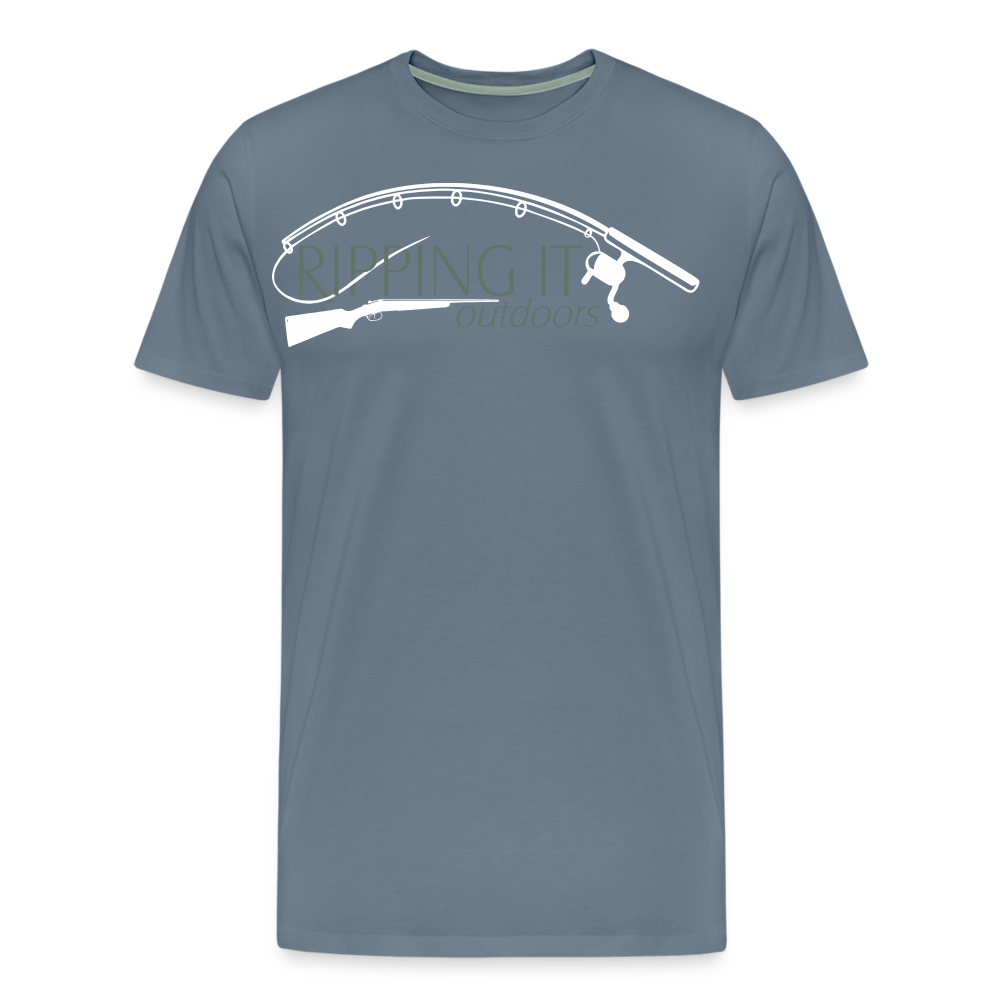 Men's Premium T-Shirt - steel blue