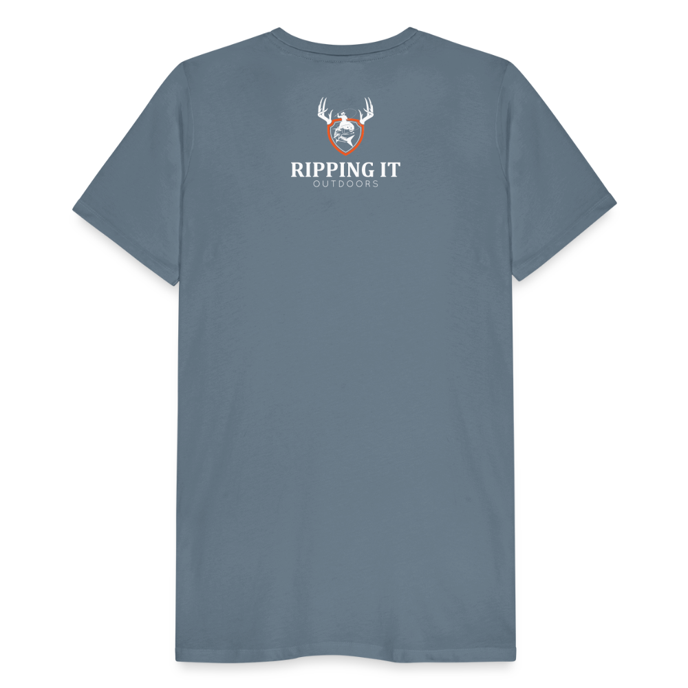 Men's Premium T-Shirt - steel blue
