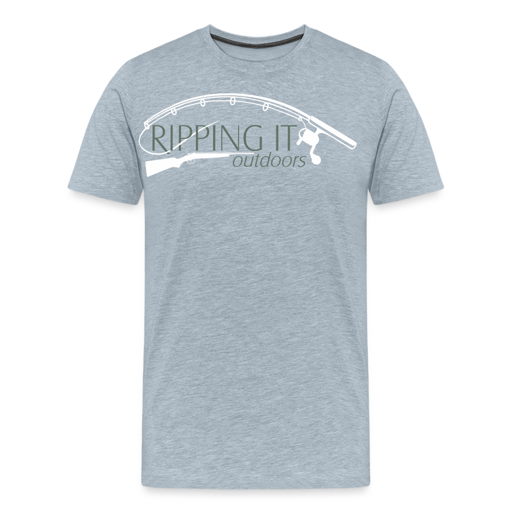 Men's Premium T-Shirt - heather ice blue