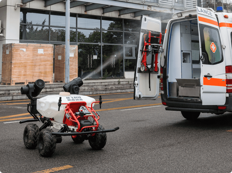 XAG R150 Autonomous Tractor (Sprayer) Ground Vehicle for Agriculture