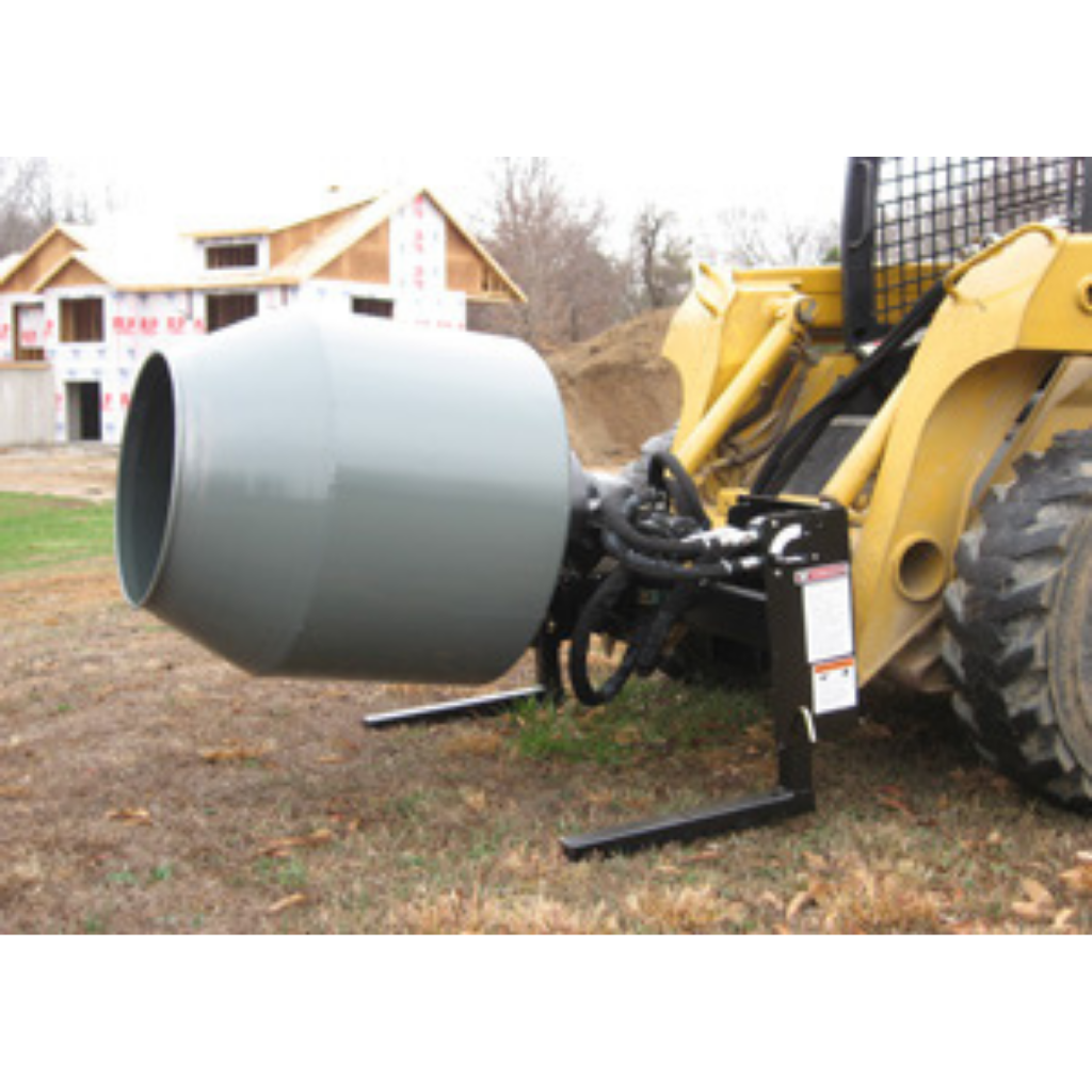 Worksaver Skid Steer Cement Mixer