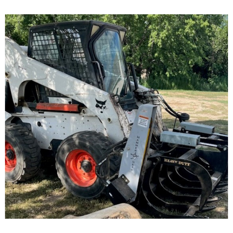 Hammer head Skid Steer Grapple Saw