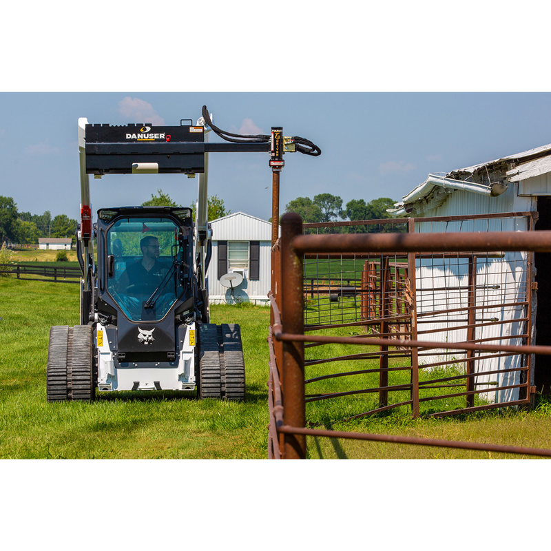 Danuser Mini Skid Steer Post Driver