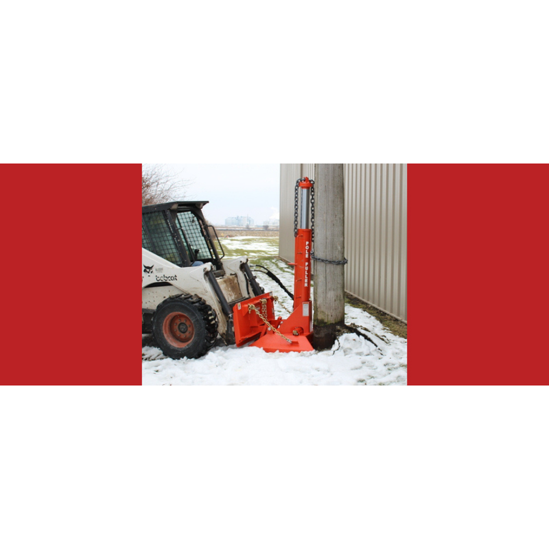 Shaver Skid Steer Post Driver
