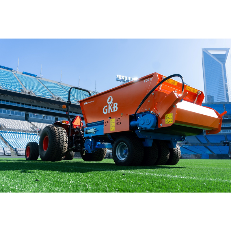 GKB Machines tractor top dresser