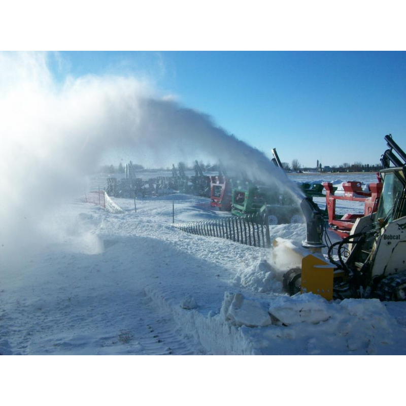 HitchDoc Skid Steer Snow Blower
