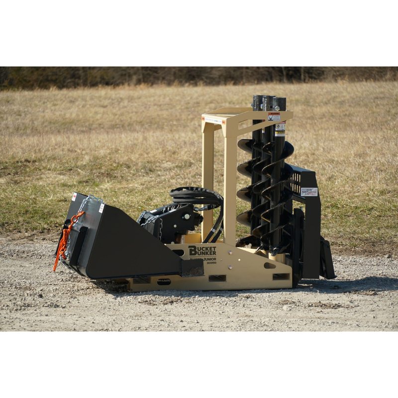 BUCKET BUNKER Skid Steer Auger