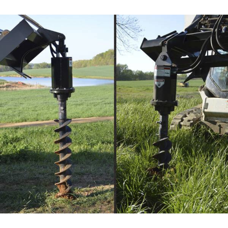 Loflin Fabrication Skid Steer Auger