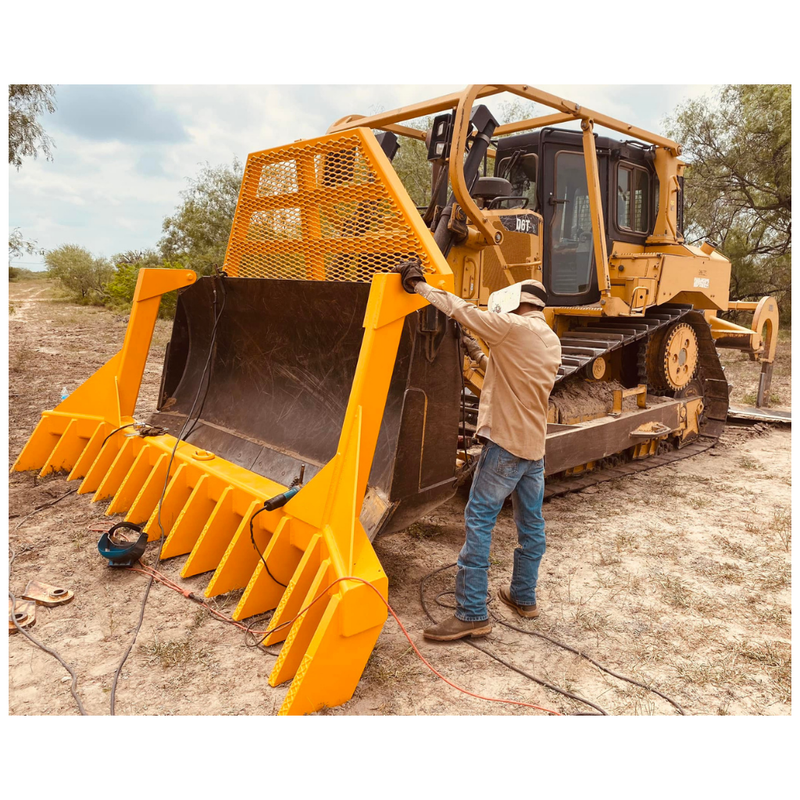 Hebbronville Machine Shop Skid Steer Stack Blade