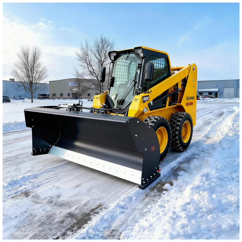 Landy Attachments Skid Steer Snow Pusher