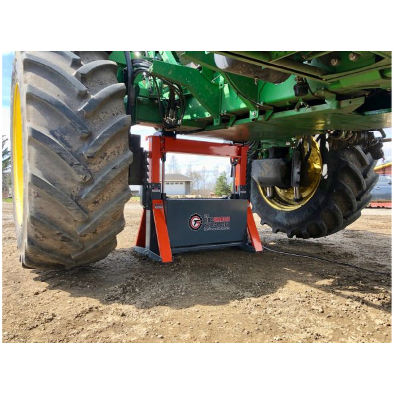 The Tire Grabber Tractor Sprayer Jack