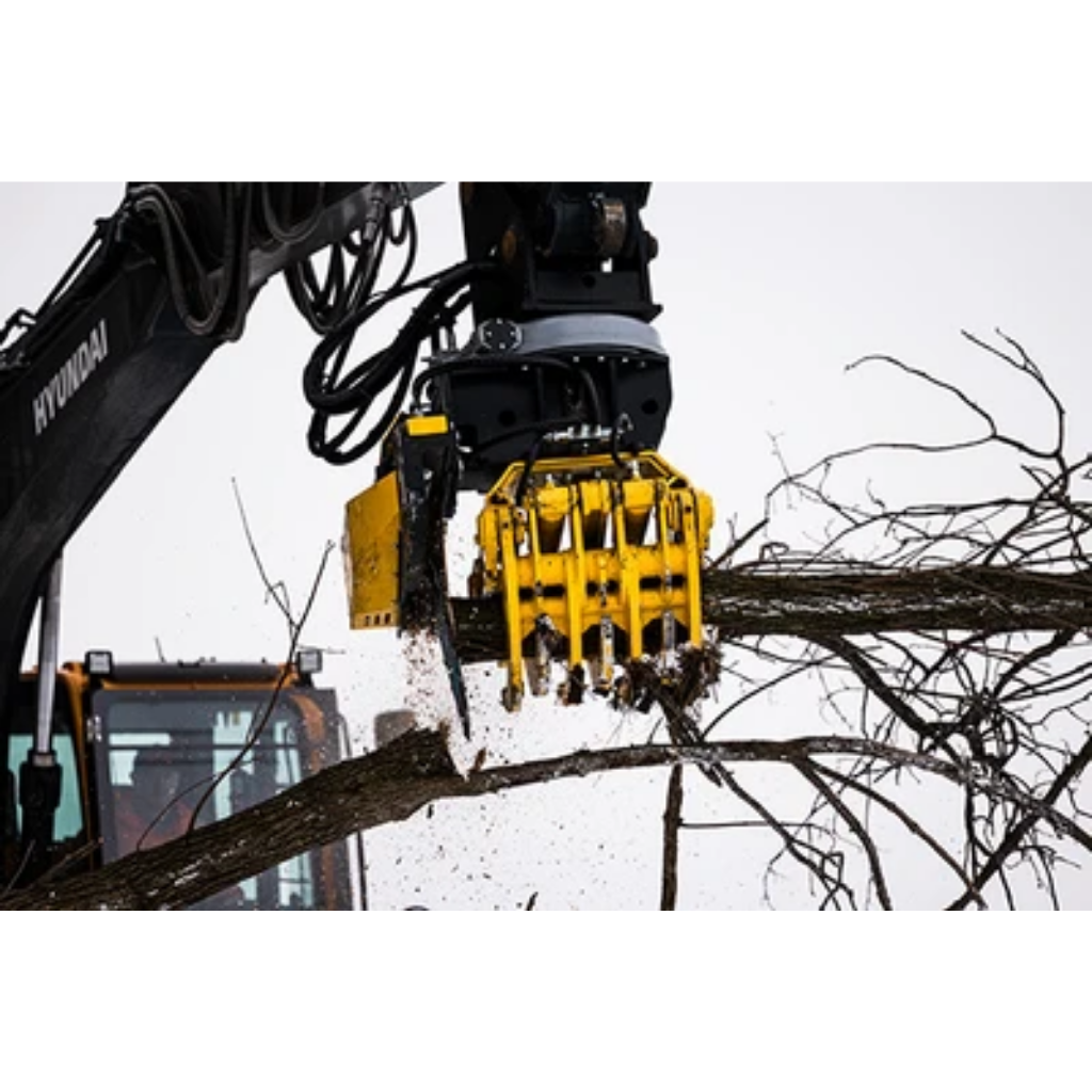 Interlam Grapple Saw Excavator Attachments