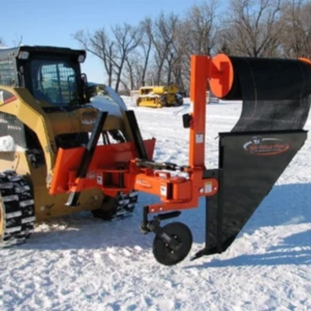 Silt Fence Plow Skid Steer Attachments