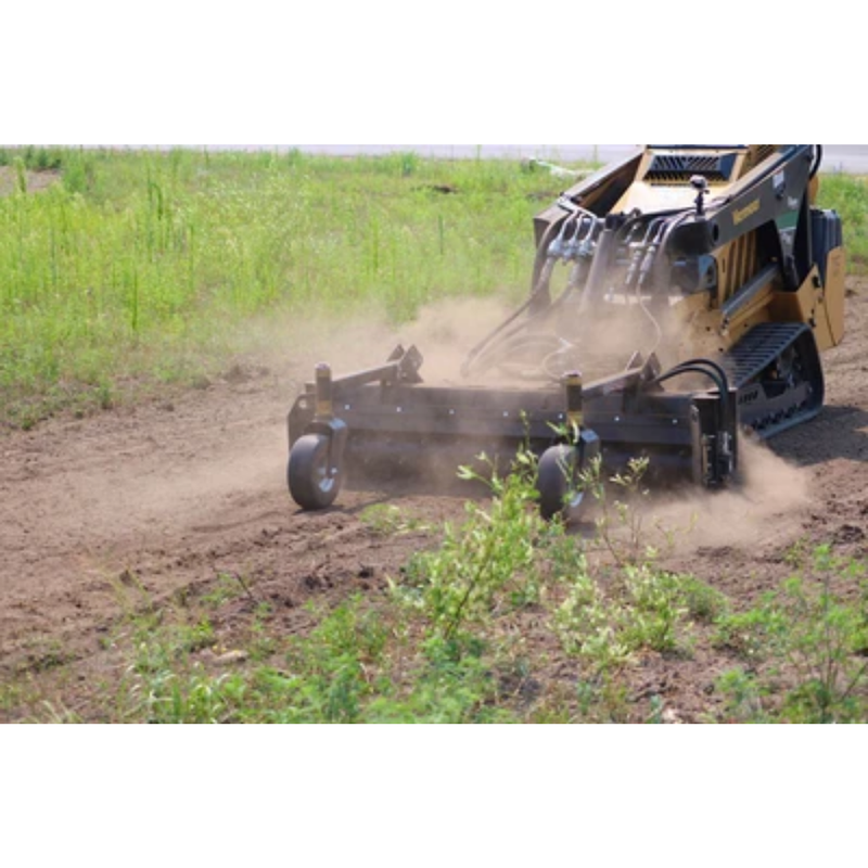 Virnig Mini Skid Steer Power Rake