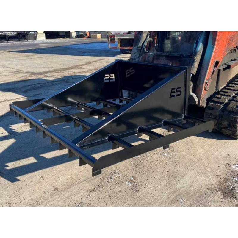 Express Steel Skid Steer Rake