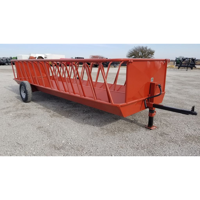 DH Farm Tractor Bale Feeder Wagon