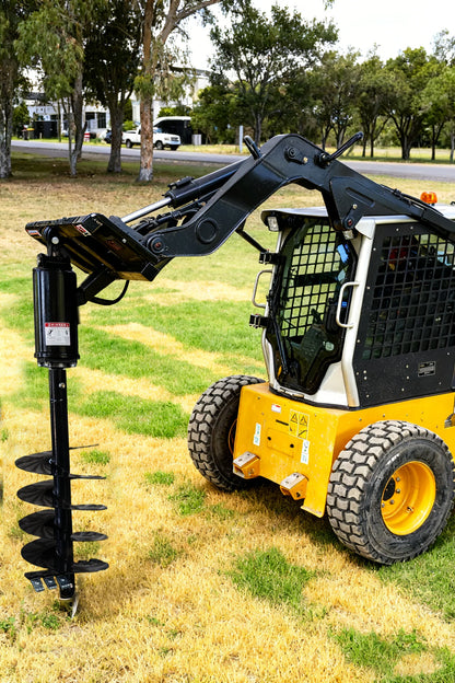 Landy Attachments Post Hole Auger Drive | Auger Diameters 12” & 18” | 11-20 GPM | 15-20 HP | For Skid Steers, ATVs, UTVs & Tractors