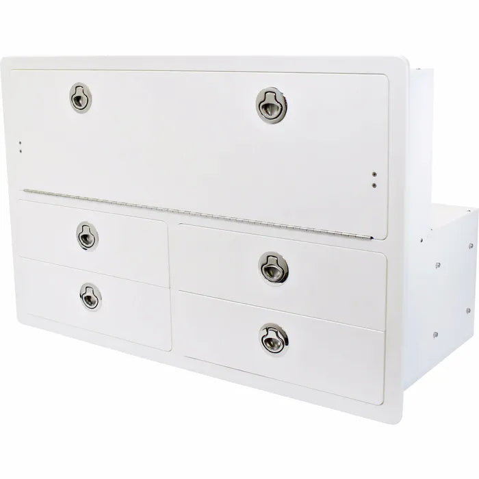 RIO MARINE CUSTOMS 4 DRAWER UNIT WITH DUAL STORAGE AREAS