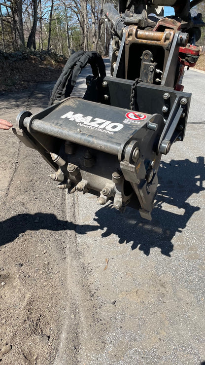 Mazio HEX Cold Planer Grinder | Width 406 / 16 mm/in | Depth 127 / 5 mm/in | Pressure 3248-2000 psi | Hexagon 50 to 70 Ø | For Mini Excavators