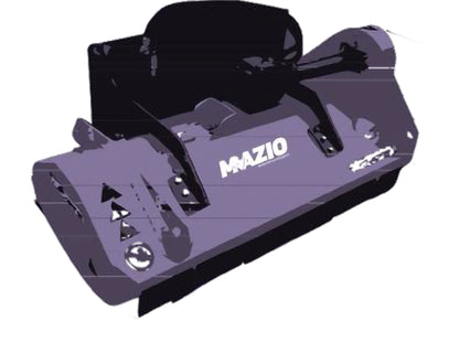 Mazio Forestry Tools SKID Shredder | Model MS 50 to MS 90 & HS 35 to HS 47 | Pressure 172 to 180 Bar | Rotor Hammers (#) 12 to 66 | For Skid Steer Loaders