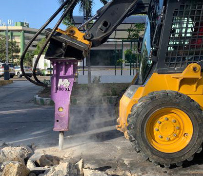 Mazio Hydraulic Breaker Hammer | Carrier Weight 1 to 14-ton | Weight 130 to 580 Kg | For Front Loader, Excavator, & Skid Steers