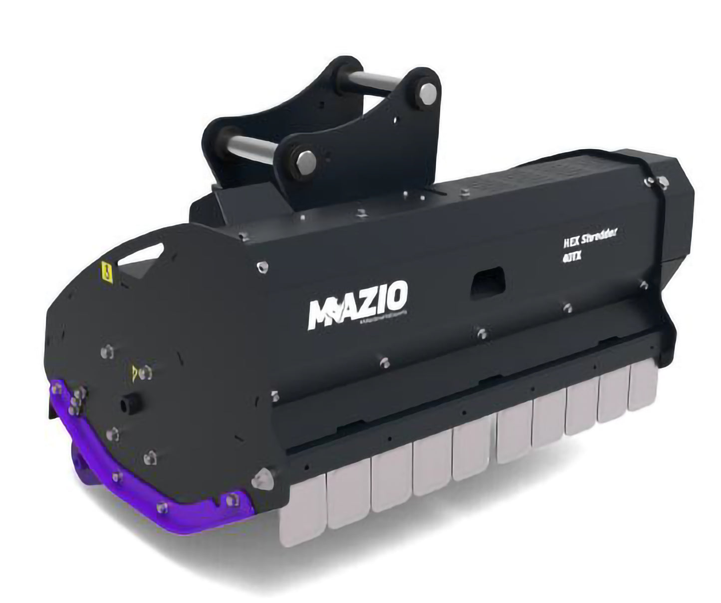 Mazio Forestry Tools SKID Shredder | Model MS 50 to MS 90 & HS 35 to HS 47 | Pressure 172 to 180 Bar | Rotor Hammers (#) 12 to 66 | For Skid Steer Loaders