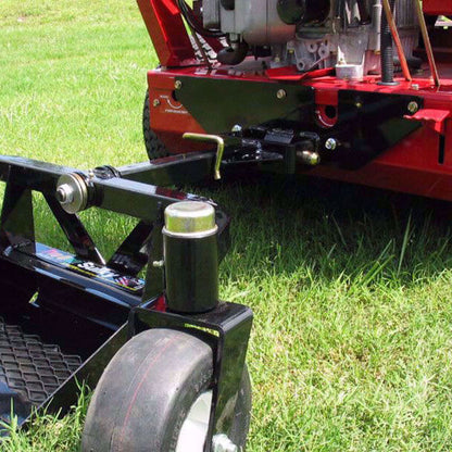 Landshark Sulky Riding Attachment | Model PS2003B-1038-2-FF | 38" Length | Universal Mount | For Walk-Behind Mowers &Power Equipment