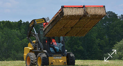 Top Dog Attachments 10-Pack Bale Accumulator Grapple | Oil Flow Range: 15-20 GPM | Max Lift: 8-10 Bales | For Skid Steers