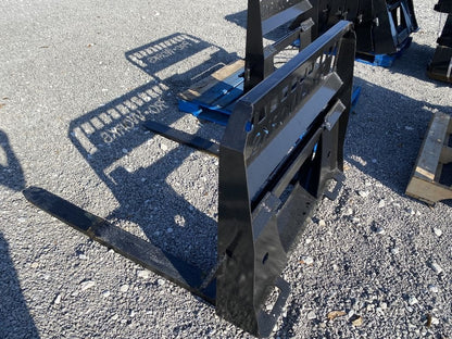 ProWorks 4' Pallet Forks | Fork Length 48" | 15-25 GPM | For Skid Steers