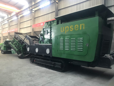 Upsen Portable Mobile Impact Crusher | Model UIC-90 | Stock Bin Volume 5 Cubic Meter | Engine Horsepower 210 HP