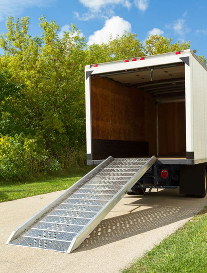 Guardian Industrial Products Aluminum Walk Ramp | Model CL-01-37-192-06-WALK-P | 192" L x 40.5" W | 1,500 lb Capacity | For Carts, Equipment & Pedestrian Access