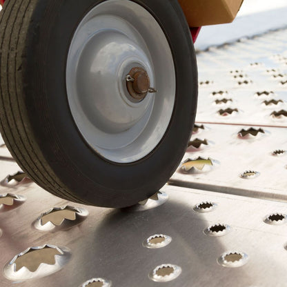 Guardian Industrial Products Aluminum Walk Ramp | Model CL-01-37-192-06-WALK-P | 192" L x 40.5" W | 1,500 lb Capacity | For Carts, Equipment & Pedestrian Access